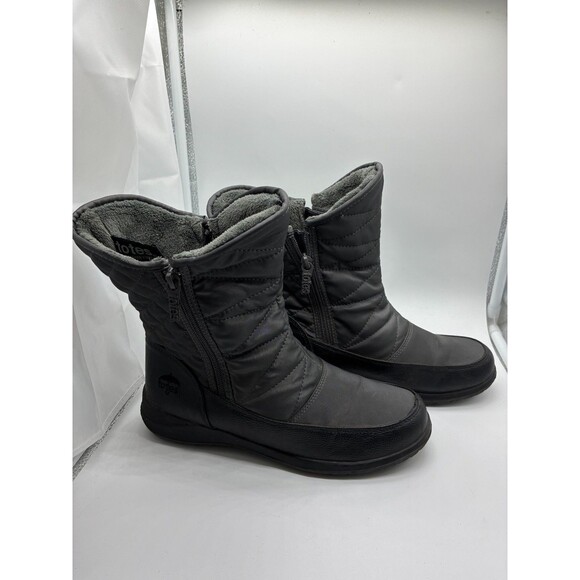 Totes Women's Waterproof Insulated Winter Boots Sz 8 Quilted Anti-Skid Sole - Picture 2 of 8